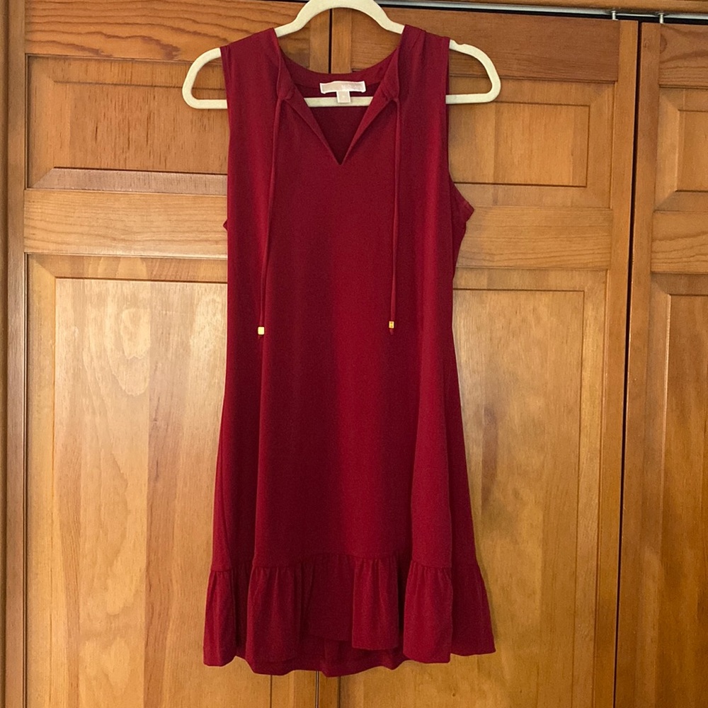 Michael Kors Red Flare Dress